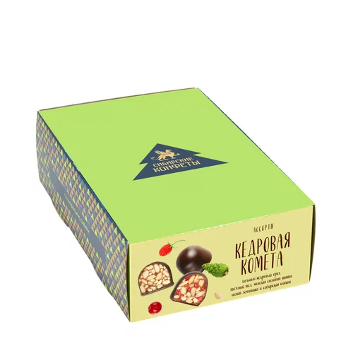  Кедровая комета Ассорти (9429) (классика, клюква, шишка, земляника), 540г   в Белой Калитве