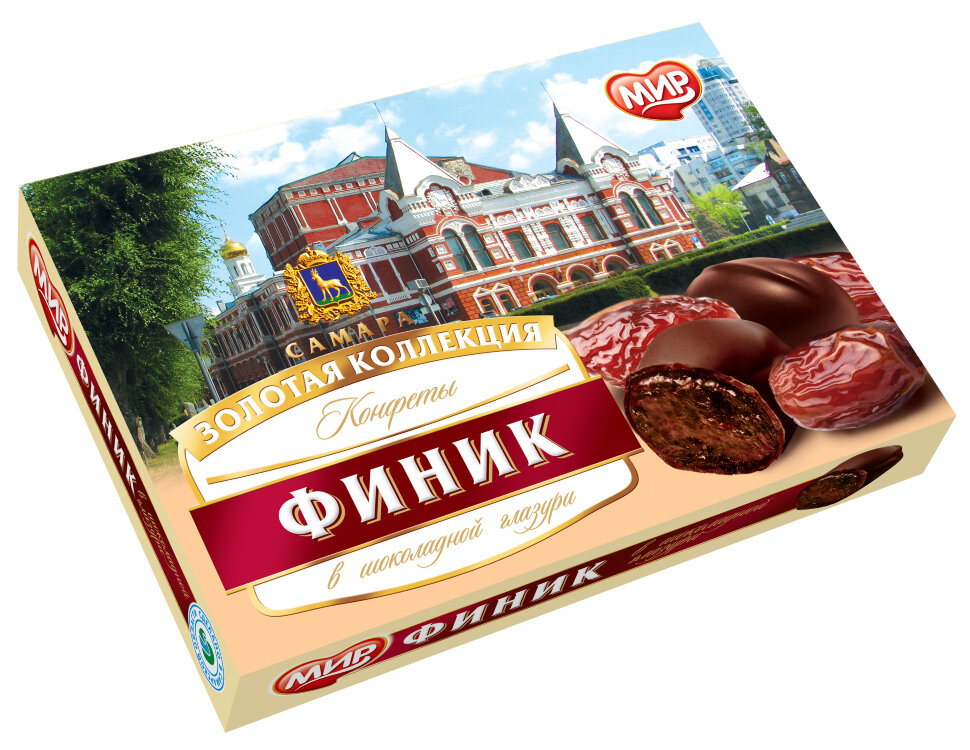  КФ МИР Финики в шоколадной глазури 160г  в Белой Калитве