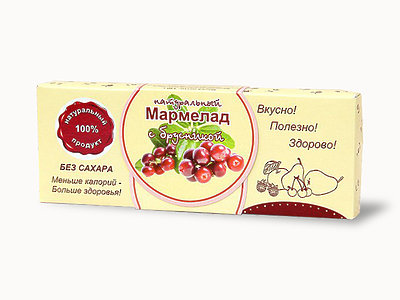 №2 Мармелад натуральный "Брусника" 140г в Белой Калитве