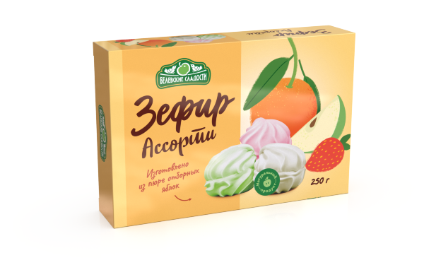 №2 Зефир белевский "Ассорти" 250г в Белой Калитве