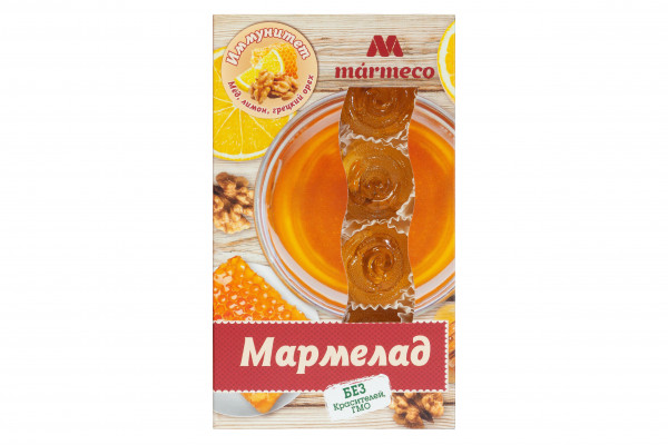 №2 Мармелад "Иммунитет"  Мёд, лимон, грецкий орех, 180г  в Белой Калитве