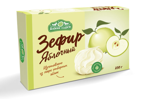 №2 Зефир белевский "Яблочный" 250г в Белой Калитве
